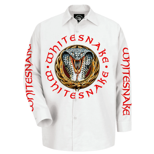 whitesnake button up shirt